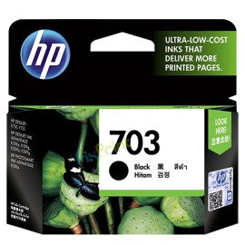 Cartridge Original HP 703 Black CD887AA, Tinta Printer HP Deskjet D730 F735 K109 K109g K209a K209g AiO - HP Photosmart K510a