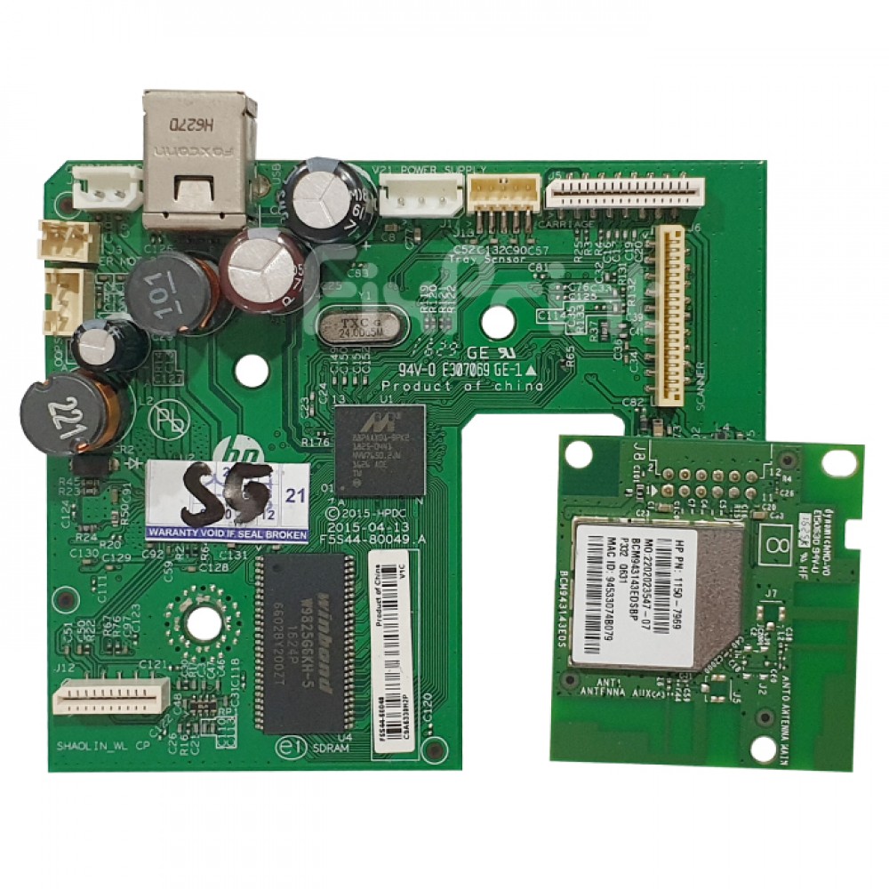 Board HP 3656 Used, Mainboard HP 3635 Formatter Board USB Deskjet Ink Advantage 3635 PN F5S4480049