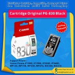 Cartridge Original Canon PG-830 PG830 830 Black, Tinta Printer Canon iP1180 iP1880 iP1980 iP2580 iP2680 MP145 MP198 MP228 MX476 MX30 MX318